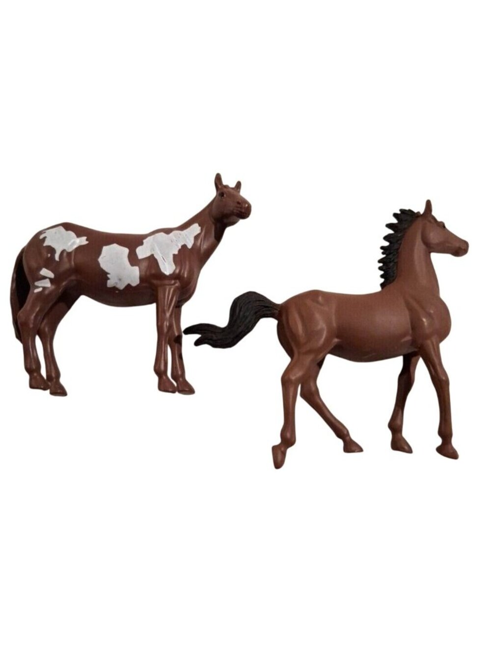 Popak New Ray Horse 3" Brown White Paint Pinto & Bay Vintage Lot